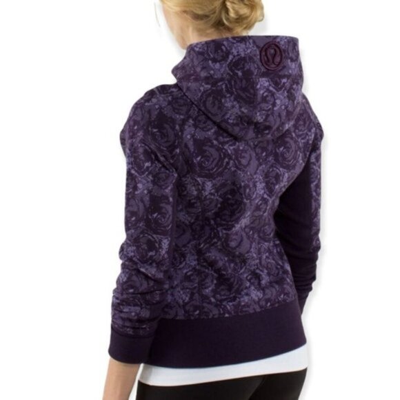 Lululemon size 2 Scuba Hoodie *Stretch purple rose 2 - Picture 2 of 12